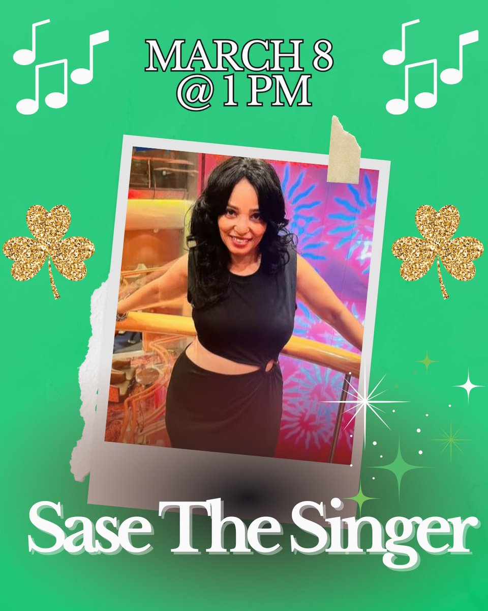 SasetheSinger's tweet photo. 📷SASÉ📷 is performing @ 📷The Nauti Parrot Tiki Hut in North Fort Myers on Saturday, March 8 from 1PM ~ 5PM! 📷
📷3448 Marinatown Ln, North Fort Myers, FL
#sase #sasethesinger #nautiparriot #singing #soulmusic #dancingmusic #northfortmyers #swfl #livemusic #performance https://t.co/eIQT6VQ0m9