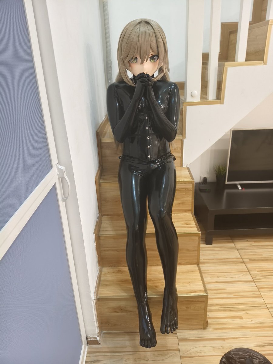是胶雀捏😘
#kigurumi  #latex