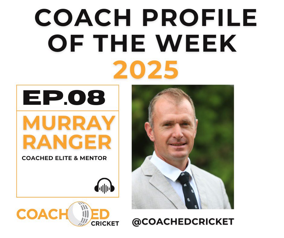 Coach Profile of the Week - Episode 8 - Elite Coach Murray Ranger 🏏

Hear from Gary and Murray as they discuss curiosity in coaching and the importance of investing in yourself as a coach.

Available for free here:
buzzsprout.com/1873438/episod…