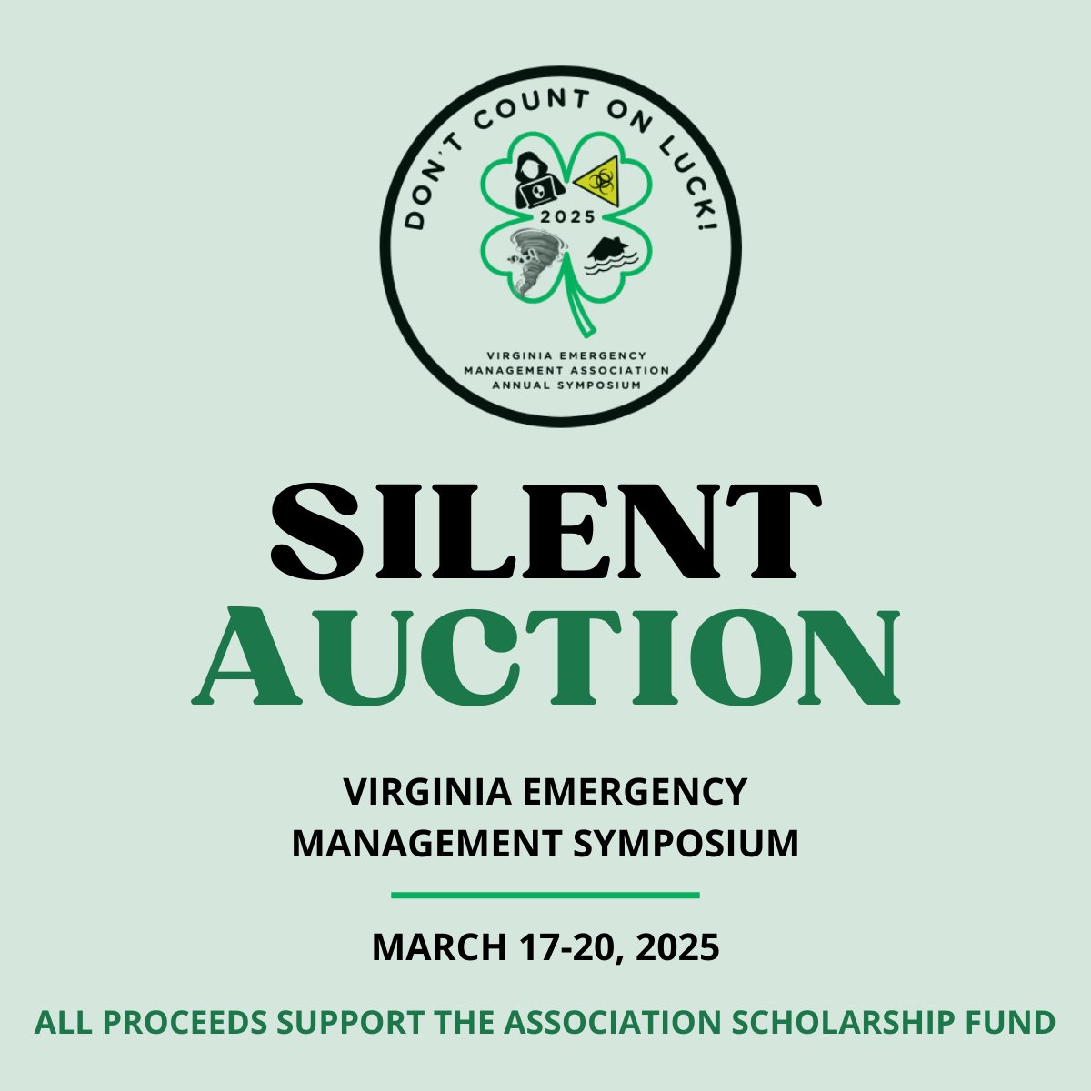 📢 We still need items! The VEMA Silent Auction at #VEMS25 supports scholarships for future emergency managers! 

📅 March 17-20, 2025 | Hotel Roanoke
🎁 Donate today: forms.office.com/r/AxSKiztXzf
📩 Questions? Tanya.Hockett@cadmusgroup.com