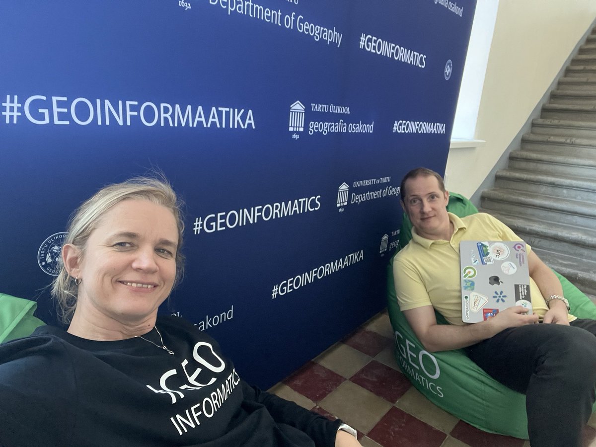 Friday evening chill in our new #geoinformatics corner <a href="/unitartu/">University of Tartu</a> 😎
