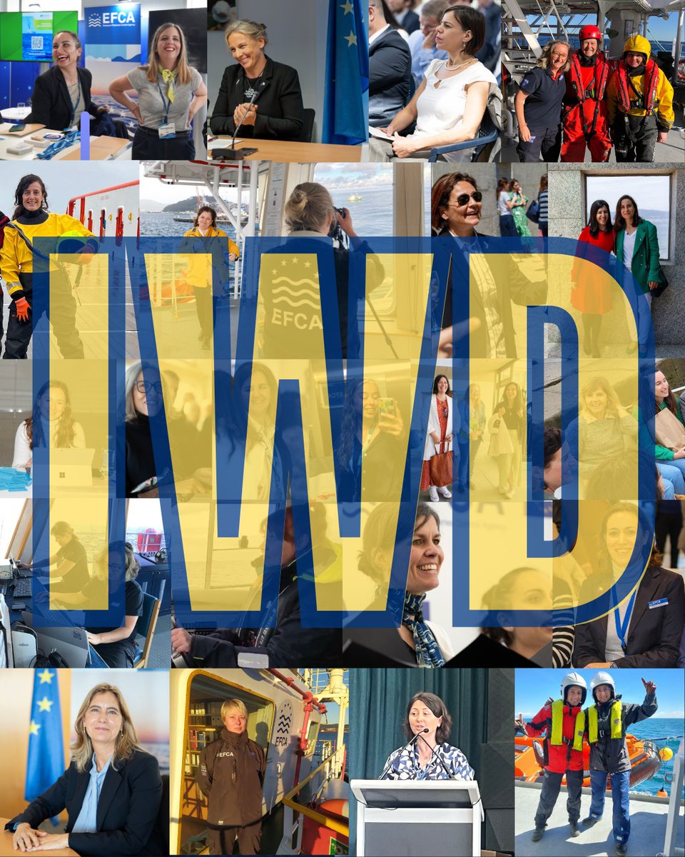 Happy #InternationalWomensDay! 💙

Today, we celebrate women and their remarkable achievements. A special thanks to all the incredible women at EFCA—working both inland &amp; at sea—who are dedicated to protecting our oceans. 🌊

 #AccelerateAction #IWD2025 #WomenInFisheries