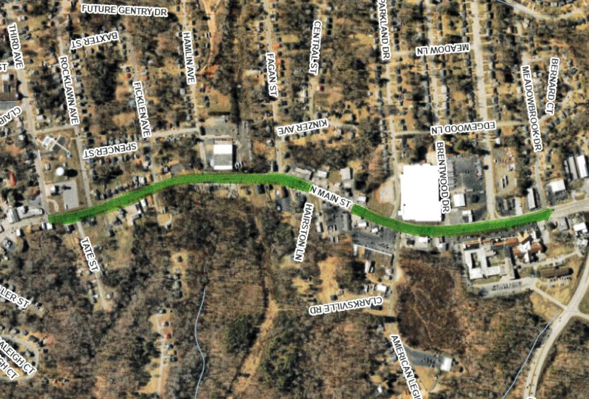 We will begin a water line replacement project on North Main St. from Third Ave. to Meadowbrook Dr. starting Monday, March 10. The project is expected to be completed around July 8. Construction will take place 7:30 am-4 pm, Monday-Friday, with potential extended hours at times.