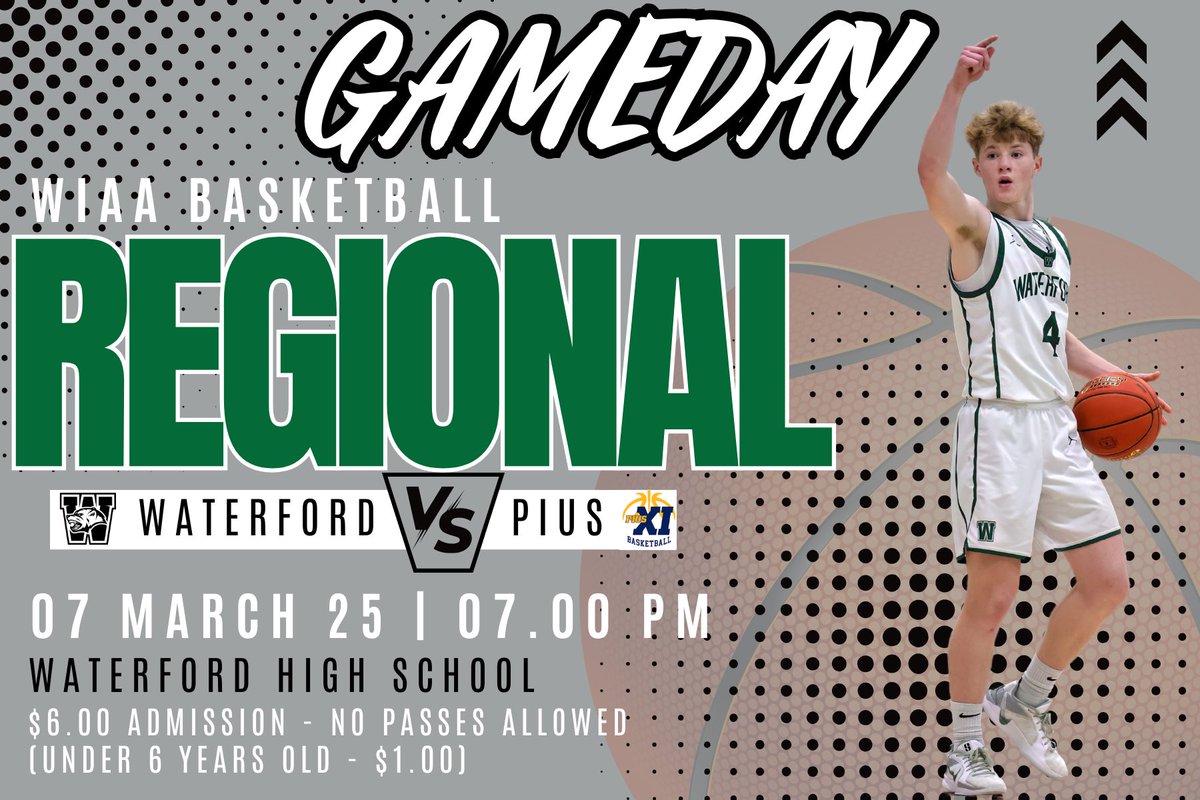 Playoffs begin tonight! 
Home 7pm vs Pius