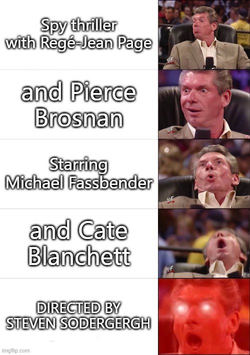 NicoleBdorf's tweet image. Exactly 🎯🗣️🙌👏 #BlackBag #March14
#Soderbergh #CateBlanchett #Film #RegeJeanPage #MarisaAbela #TomBurke #MichaelFassbender #PierceBrosnan