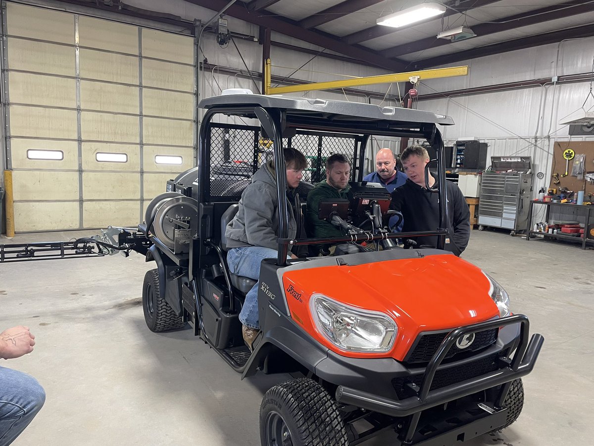 Thanks to Mark and Zach with <a href="/FrostSprayTech/">Frost Inc. - Spray Technology Products</a> for stopping by this week on their way to Scottsbluff. Nice to see the Kubota GPS sprayer in person and learn more about the technology.