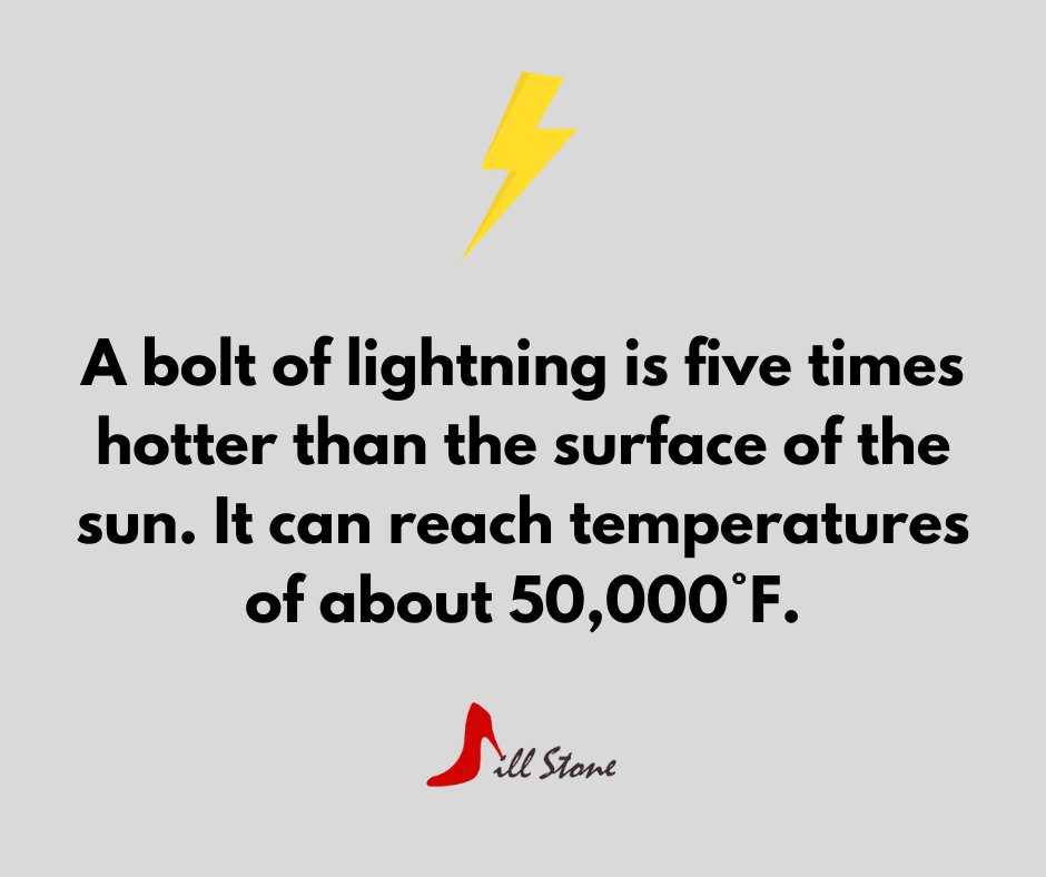 jstonemeetings's tweet image. ⚡☀️ #FridayFunFact #ScienceFact