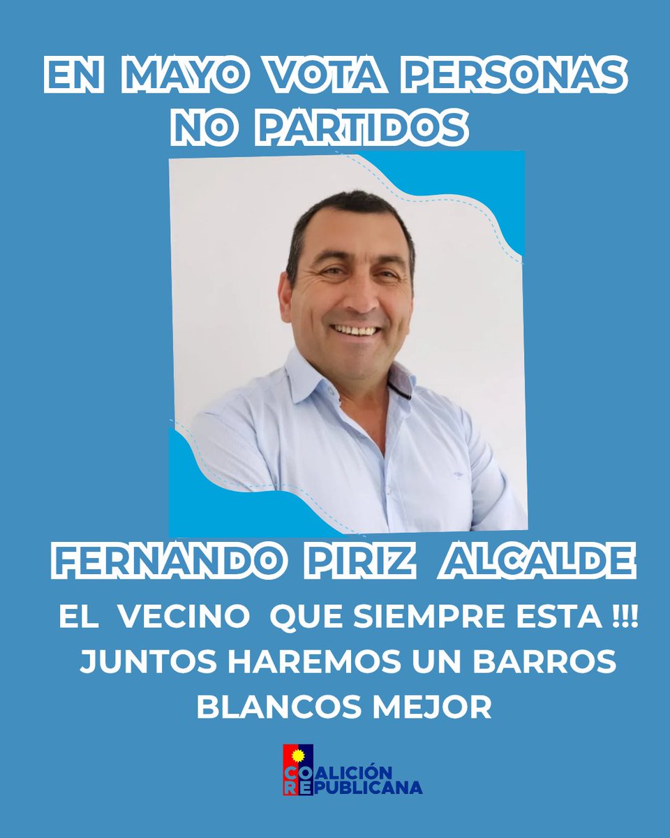 En MAYO junto a mi equipo #lista400_471_alasblancas somos tu mejor opción. 
Los que siempre estamos para ayudarte sin importar colores ,ni días , ni horarios. 
CONTAMOS CON VOS 💪