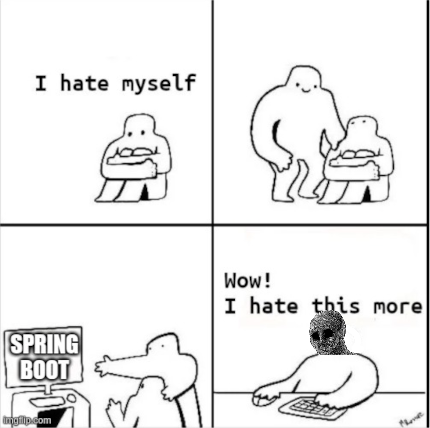 "hey, you should try spring boot"