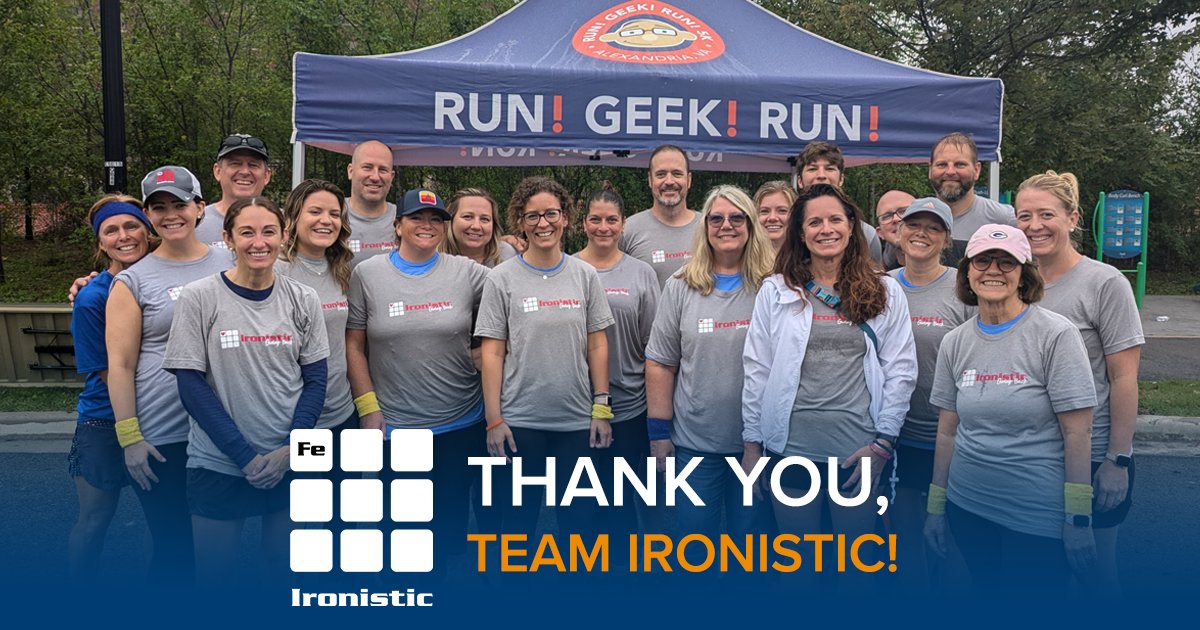 We're thrilled to have <a href="/IronisticWeb/">Ironistic</a> as a sponsor for 2025! 🎉 Thank you for continuously supporting RUN! GEEK! RUN! with your website and digital marketing expertise. Happy 13th Anniversary! #alexandria5k