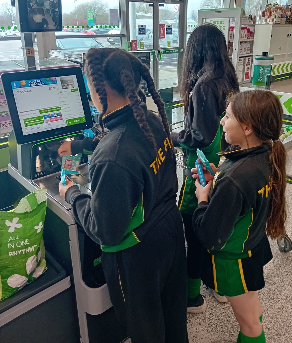 After costing up their ingredients for their Business Enterprise bake sale, our Year 6 pupils went shopping this morning! 
#supermarketsweep
#lifeskills