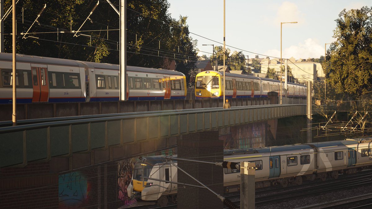 Sipha__'s tweet image. North London Line

#Class378 #Overground #Class700 #Thameslink #TrainSimWorld