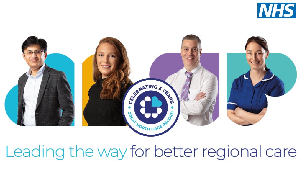 Today marks 5 years since the Great North Care Record launched!

From going live at the peak of the COVID19 pandemic, to hitting 1 million monthly views, it's been quite the journey.

Throughout March we'll be celebrating with new content, case studies, updates &amp; more #GNCR5
🎂🖥️