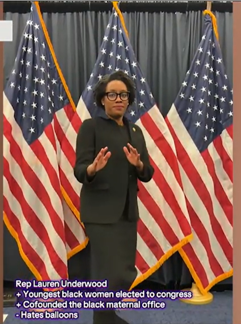 JeanneIves's tweet image. Super Cringy Dem Women Video called Choose Your Fighter.  Lauren Underwood featured in it. She's not a fighter for women. Voted against the Laken Riley Act. Voted against bill banning men from women's sports. Supports transgender men in women's locker rooms. Does not support…