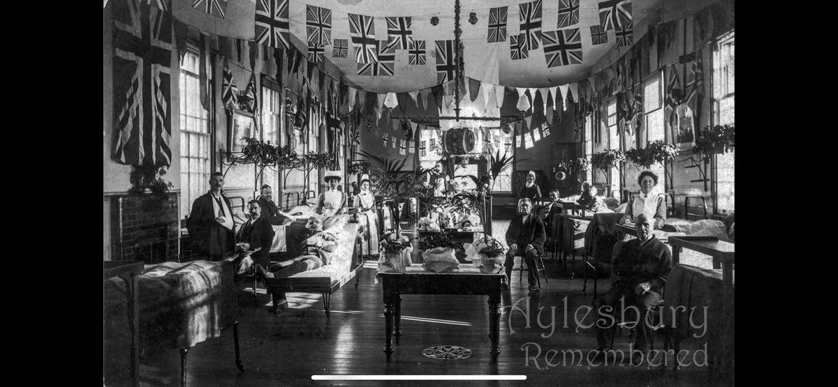 This is the Verney ward of The Royal Buckinghamshire Hospital in the early 1900’s, named after the founder Sir Harry Verney, Florence Nightingales brother-in-law.  A much kinder time in our history, when patriotism wasn’t so frowned upon.