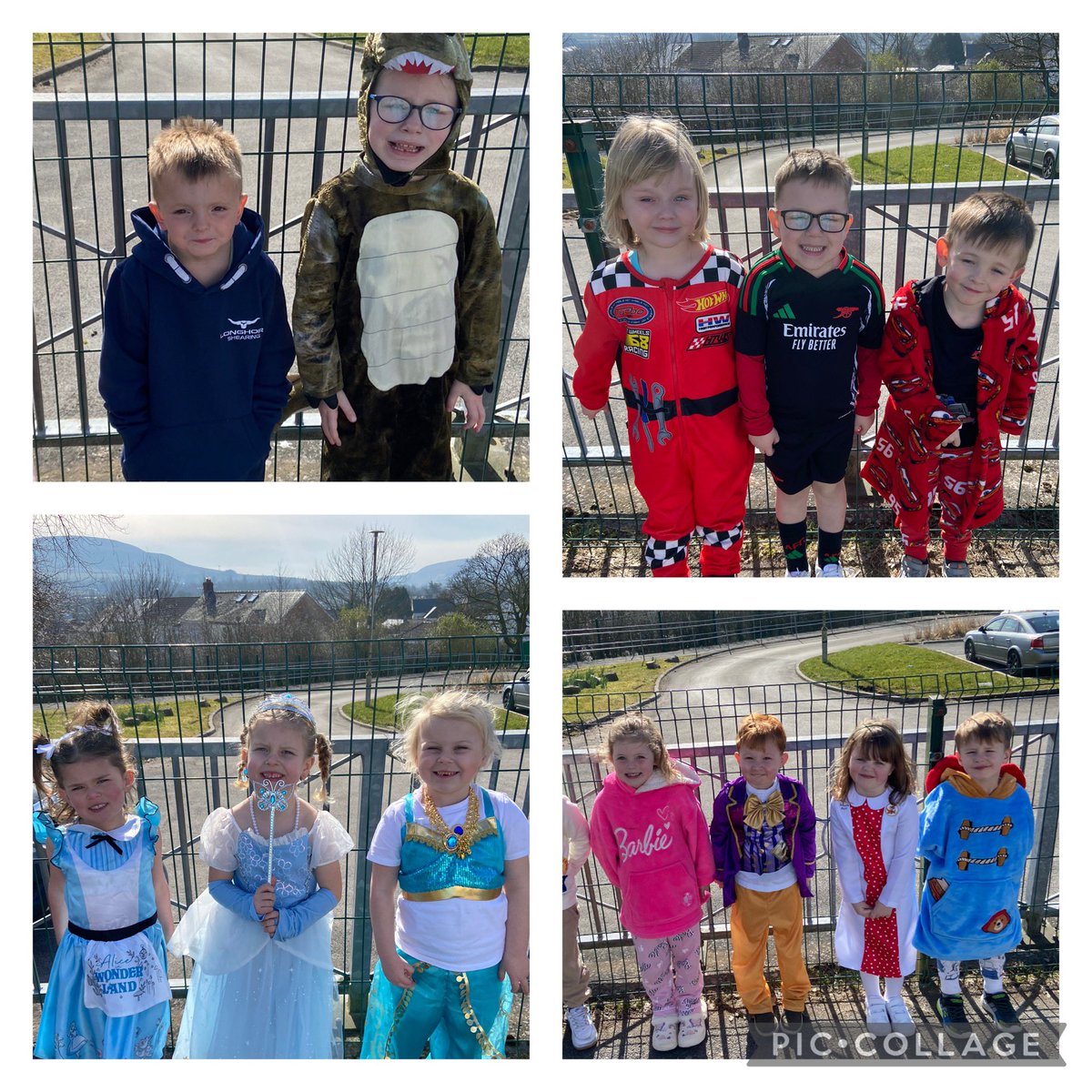 A fantastic display of dressing up to celebrate World Book Day 2025. <a href="/StMarysCIW/">St Mary's Church in Wales Primary School, Brynmawr</a>