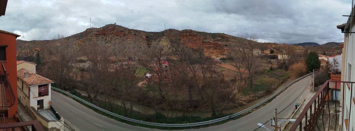 Las vistas desde el apartamento. El lugar de descanso de los guerreros que mañana combatirán contra el ejercito de Napoleón Bonaparte