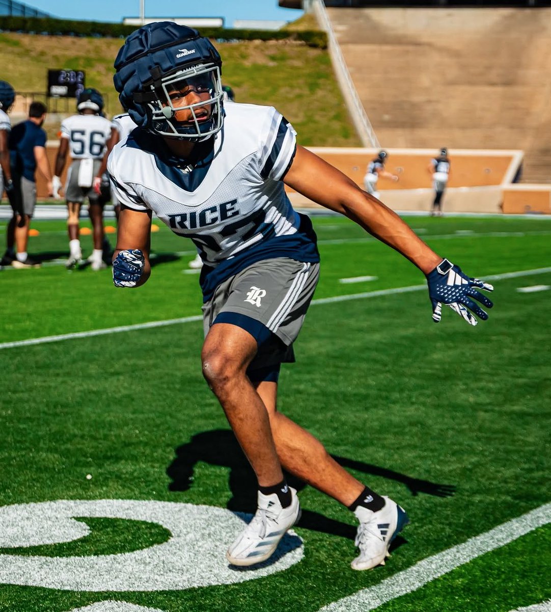 Goodluck to former <a href="/Nightrydas7v7/">Nightrydas</a> DB <a href="/MichaelAmeyIII/">Michael Amey III</a> as he prepare to go into his freshman season with <a href="/RiceFootball/">Rice Football</a>. We're rooting for you &amp; wishing you the best my guy!