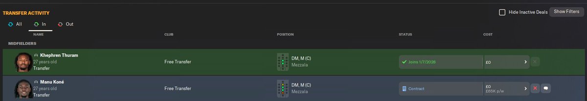 Safe to say if we get Kone in we have completed the transfer window !