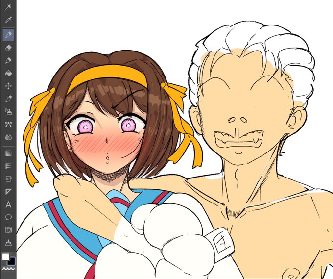 少し塗ったけどMP切れ 