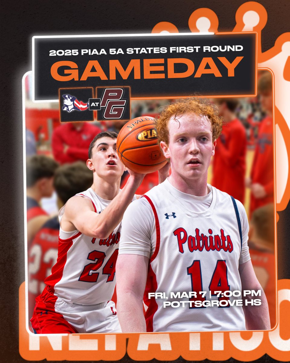 NEPA Hoops (@nepahoops) on Twitter photo ITβS TIME. LETβS ROLL πΊπͺ©
Five District 2 boysβ teams kickoff their journey in the 2025 PIAA State Tournament this eveningβ¦ the other six begin tomorrow (Saturday, 3/8). Best of luck to all our area teams! Four wins to Hershey! π«π€
#NEPAhoops π
5A : <a href="/papatriot_bball/">Pittston Area Boy's Basketball</a> ITβS TIME. LETβS ROLL πΊπͺ©
Five District 2 boysβ teams kickoff their journey in the 2025 PIAA State Tournament this eveningβ¦ the other six begin tomorrow (Saturday, 3/8). Best of luck to all our area teams! Four wins to Hershey! π«π€
#NEPAhoops π
5A : <a href="/papatriot_bball/">Pittston Area Boy's Basketball</a>