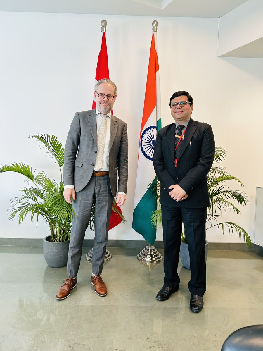 Rasmus A K (@rasmusabikri) on Twitter photo Denmark has a thriving science & technology cooperation with India. Great meeting Dr Vishal Choudhary from the Office of the Principal Scientific Adviser (PSA) discussing potential cooperation on S&T clusters 🇮🇳🇩🇰 <a href="/PrinSciAdvGoI/">Principal Scientific Adviser, Govt. of India</a> Denmark has a thriving science & technology cooperation with India. Great meeting Dr Vishal Choudhary from the Office of the Principal Scientific Adviser (PSA) discussing potential cooperation on S&T clusters 🇮🇳🇩🇰 <a href="/PrinSciAdvGoI/">Principal Scientific Adviser, Govt. of India</a>