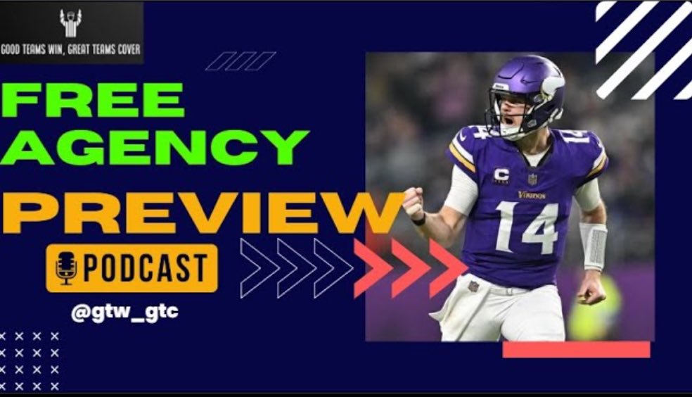 New Episode 🏈

#NFL Free Agency Preview 

We’re back! We kick off this season of <a href="/GTW_GTC/">Good Teams Win, Great Teams Cover</a> discussing where we think the biggest Free Agents will land! 

We’re now available on more platforms than ever before ⬇️

linktr.ee/gtw_gtc