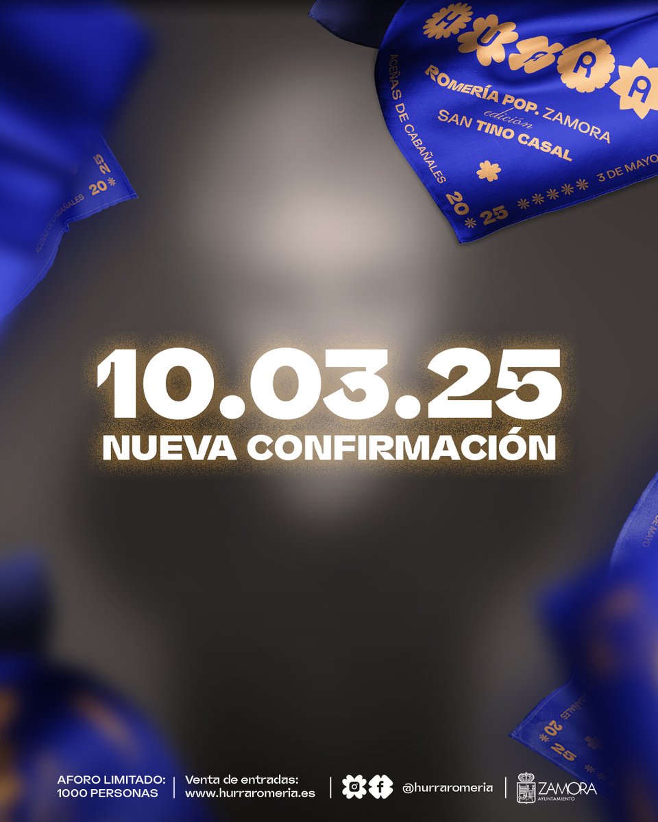 ¡El lunes! ¡El lunes!
Nueva confirmación para el Hurra 2025, ¿estáis preparados?