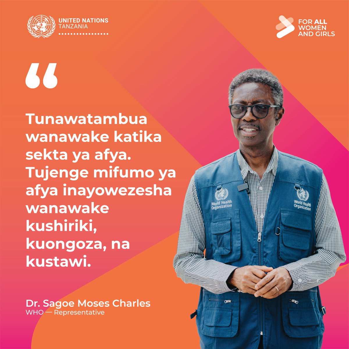 UN Tanzania 🇺🇳 (@unitednationstz) on Twitter photo On #IWD, we celebrate the achievements of women worldwide. The UN in Tanzania is sharing voices of change, highlighting the importance of leadership, inclusion, and empowerment. Join the conversation!
<a href="/WHO_Tanzania/">WHO Tanzania</a> <a href="/sagoe_moses/">Dr Charles Sagoe-Moses</a> On #IWD, we celebrate the achievements of women worldwide. The UN in Tanzania is sharing voices of change, highlighting the importance of leadership, inclusion, and empowerment. Join the conversation!
<a href="/WHO_Tanzania/">WHO Tanzania</a> <a href="/sagoe_moses/">Dr Charles Sagoe-Moses</a>