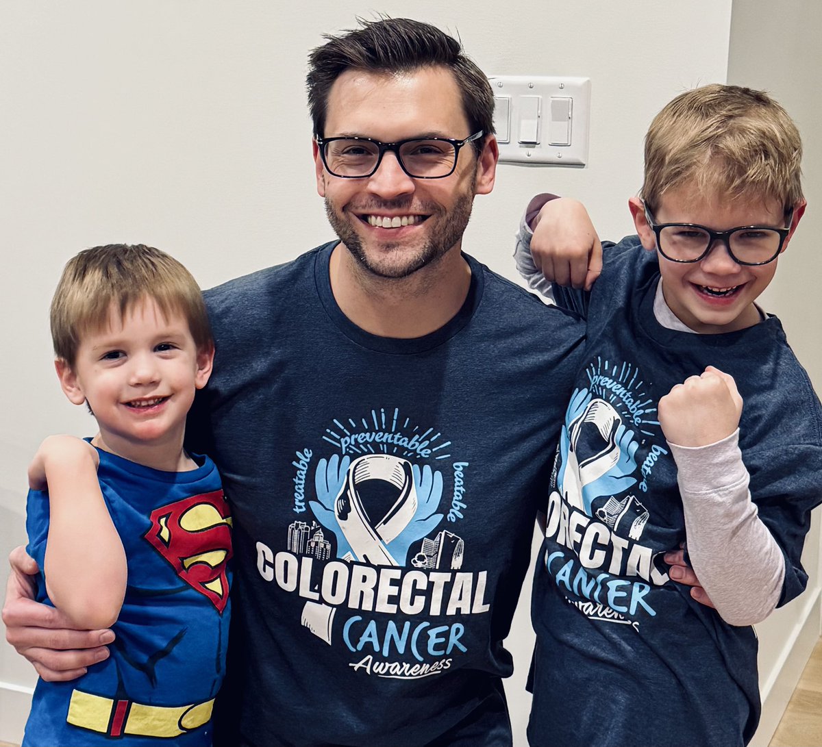 Mayo Clinic Gastroenterology & Hepatology (@mayoclinicgihep) on Twitter photo WE FIGHT TOGETHER
How can you get involved in the fight against Colon&Rectal Cancer?
1. Wear blue today in honor of #CRCAwarenessMonth 💙
2. Take a #StrongArmSelfie and tag <a href="/mayoclinicgihep/">Mayo Clinic Gastroenterology & Hepatology</a>. Every pic raises a dollar for <a href="/FightCRC/">Fight Colorectal Cancer</a> 💪
3. Share this post with your peeps WE FIGHT TOGETHER
How can you get involved in the fight against Colon&Rectal Cancer?
1. Wear blue today in honor of #CRCAwarenessMonth 💙
2. Take a #StrongArmSelfie and tag <a href="/mayoclinicgihep/">Mayo Clinic Gastroenterology & Hepatology</a>. Every pic raises a dollar for <a href="/FightCRC/">Fight Colorectal Cancer</a> 💪
3. Share this post with your peeps