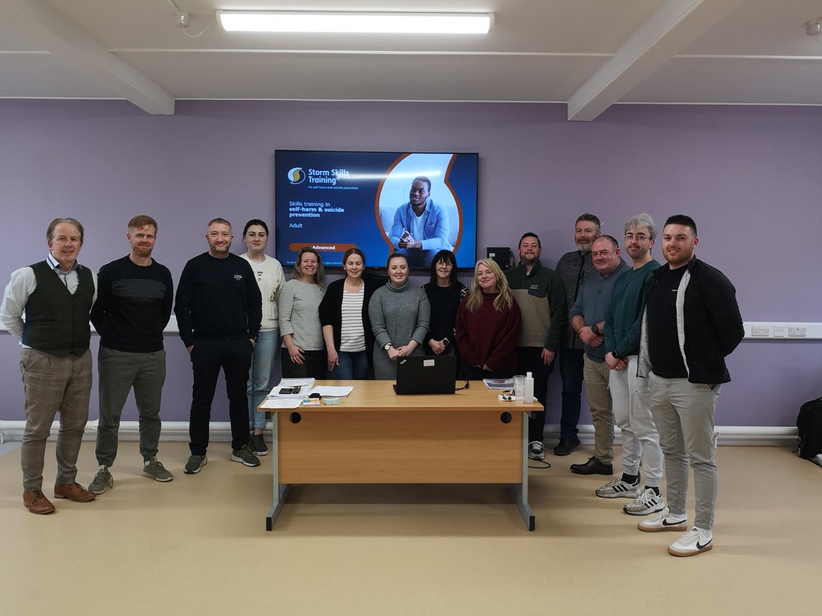 CNMEMayoRos (@cnmemayoros) on Twitter photo Great to have Mental Health Nurses, Social Workers, Psychologists & Psychotherapists attend Skills Training in Self- Harm & Suicide Prevention (Storm) 3 Day Course in Galway facilitated by <a href="/BeirnePhilip/">Philip Beirne</a> & <a href="/BridgetGrath/">Bridget Mc Grath</a>. Mayo Storm Course April 4,5,&6.<a href="/NOSPIreland/">HSE National Office for Suicide Prevention (NOSP)</a> <a href="/CNMEGalway/">CNME Galway</a> Great to have Mental Health Nurses, Social Workers, Psychologists & Psychotherapists attend Skills Training in Self- Harm & Suicide Prevention (Storm) 3 Day Course in Galway facilitated by <a href="/BeirnePhilip/">Philip Beirne</a> & <a href="/BridgetGrath/">Bridget Mc Grath</a>. Mayo Storm Course April 4,5,&6.<a href="/NOSPIreland/">HSE National Office for Suicide Prevention (NOSP)</a> <a href="/CNMEGalway/">CNME Galway</a>