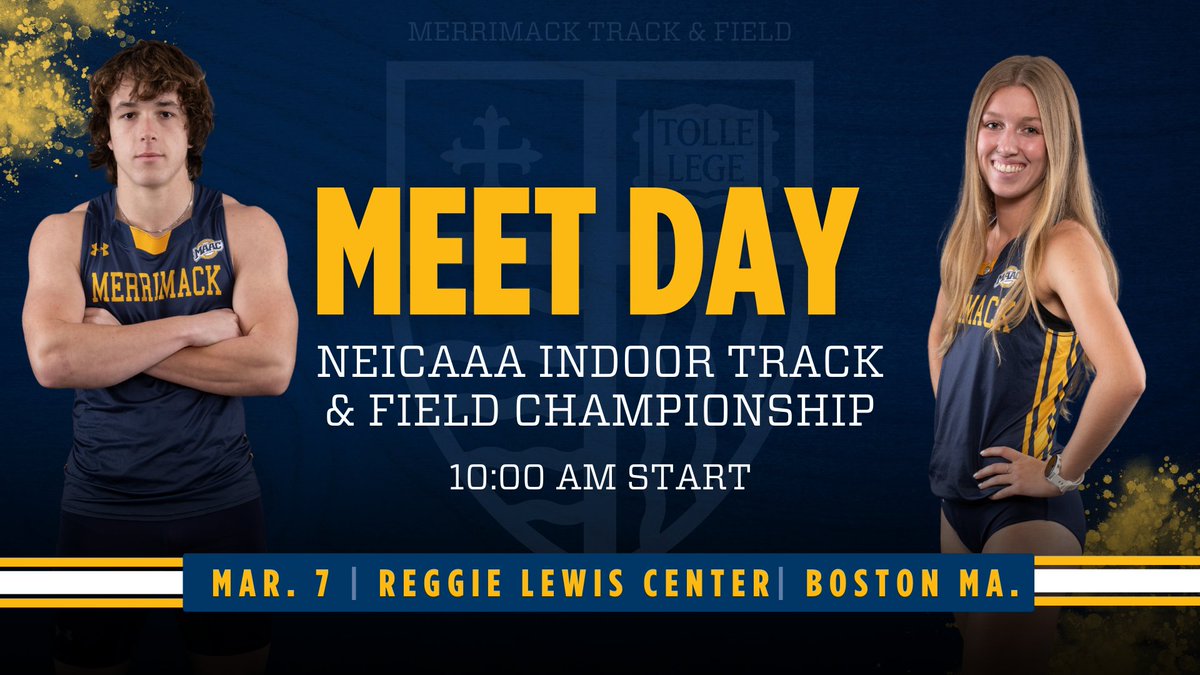 Returning to the Reggie Lewis Center for the NEICAAA Indoor Championship!

📍Boston, MA
⏰10 AM
📊live.lancertiming.com/meets/330/even…

#GoMack