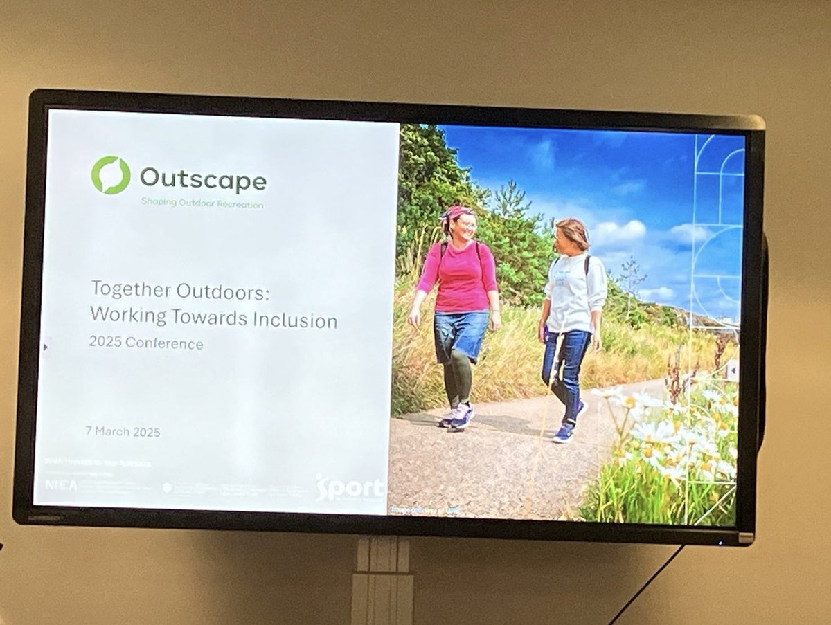 “An insightful morning at Together Outdoors, exploring inclusion in outdoor spaces. Inspiring to hear from experts and highlighting the need for greater accessibility, representation, and shared experiences in the outdoors. #outscapetogetheroutdoors <a href="/Outscape1/">Outscape</a> <a href="/NationalTrustNI/">National Trust NI</a>