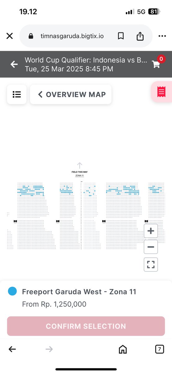 jijulijul's tweet photo. Dendam banget sama ticketing Worldcup Qualifiers : Indonesia vs Bahrain !!!! 
Pas penjualan pertama via Livin Mandiri category row depan gaada. Giliran yang pembukaan kedua “Limited Seats”, baru dibuka yang row depan. Woylaahhh! 
#wtb #wts #timnasindonesia https://t.co/KA4UUEv8vd