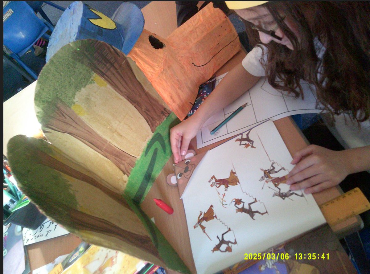 In Year 3, children have enjoyed making and using their own bookmark for World Book Day