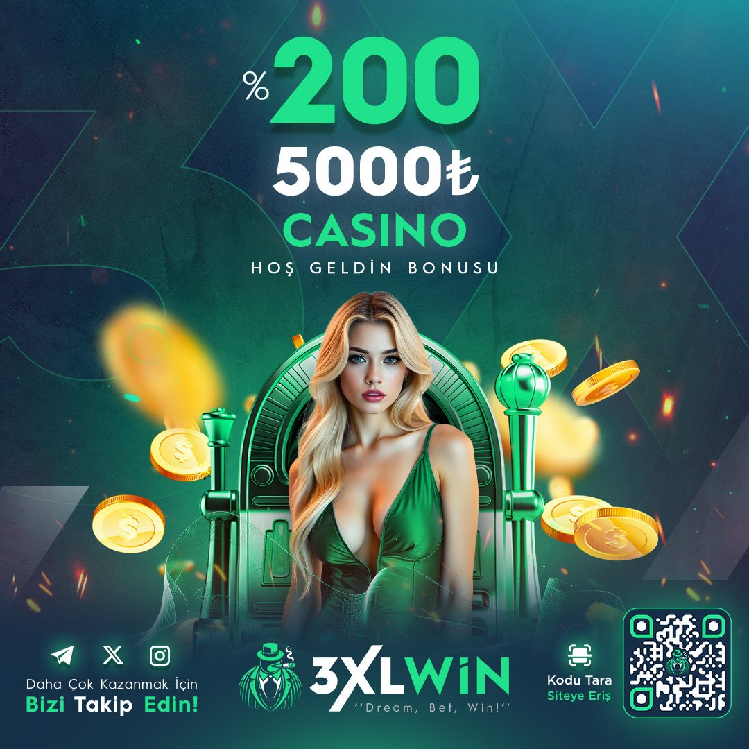 ♾#3XLWIN'de Kazanmaya  Hoş geldiniz!

🎁%200 5000₺ Casino Hoşgeldin Bonusu ile Bakiyeni Katla,Işık Hızında Çekimin Keyfini Çıkar!

💵 AVANTAJLAR 3XLWIN'DE!

💢GÜNCEL GİRİŞ (shoort.in/3xlwin)

#3XLWİN #Casinobet