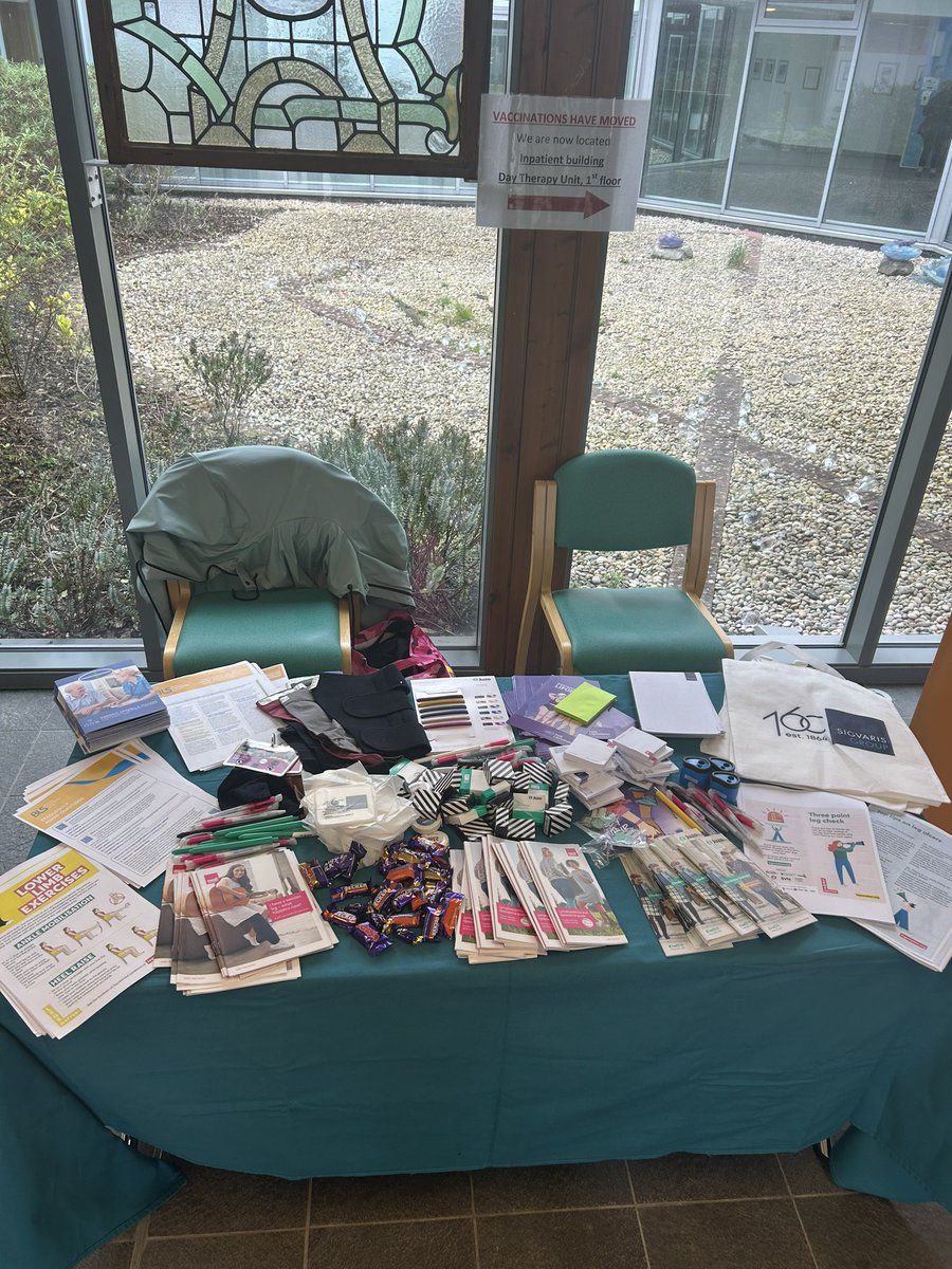 Laura_Johnston (@j2302laura) on Twitter photo All set up at Clackmannanshire Community Health Care Centre in Sauchie to raise awareness on Lymphoedema Awareness Week #LAW2025 #LymphoedemaAwareness <a href="/BritishLymph/">BLS</a> <a href="/NHSForthValley/">NHS Forth Valley</a> <a href="/LegsMatter/">LegsMatter</a> <a href="/UofGLymphoedema/">UofGLymphoedema</a> <a href="/strathcarron1/">Strathcarron Hospice</a> <a href="/edstrathcarron/">Strathcarron Educ</a> All set up at Clackmannanshire Community Health Care Centre in Sauchie to raise awareness on Lymphoedema Awareness Week #LAW2025 #LymphoedemaAwareness <a href="/BritishLymph/">BLS</a> <a href="/NHSForthValley/">NHS Forth Valley</a> <a href="/LegsMatter/">LegsMatter</a> <a href="/UofGLymphoedema/">UofGLymphoedema</a> <a href="/strathcarron1/">Strathcarron Hospice</a> <a href="/edstrathcarron/">Strathcarron Educ</a>