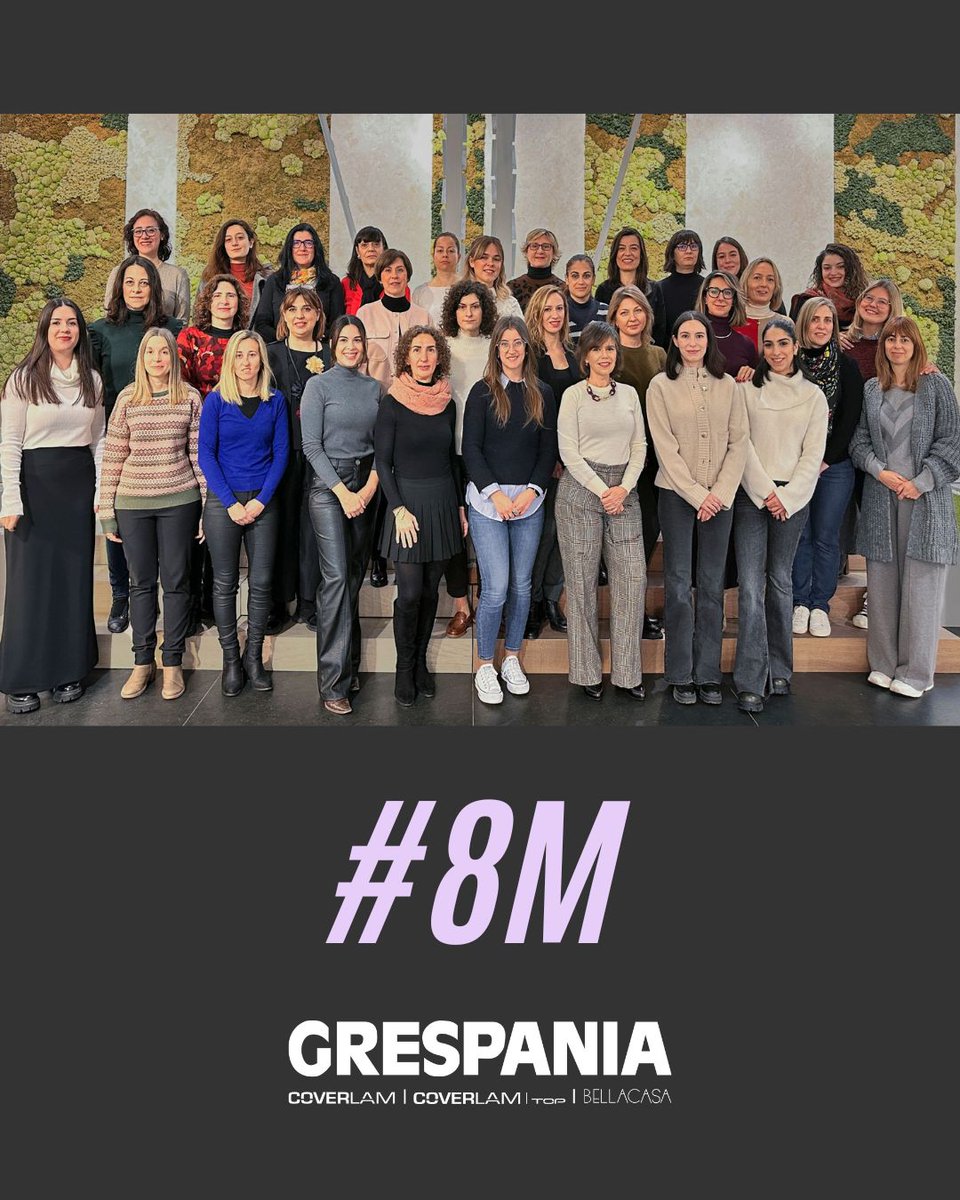At Grespania, innovation, sustainability and excellence have a woman's name. ✨💜
Thank you to all the women who, with their talent and commitment, make each project possible.

#DíaDeLaMujer #Grespania #InternationalWomensDay