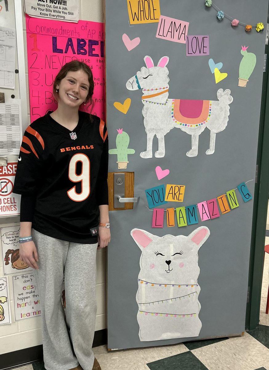 Lisa James (@lrgjames) on Twitter photo Hope and Strength week <a href="/EAST_HAWKS/">Lakota East High</a> <a href="/AJohnson2025/">Addyson Johnson</a> did an awesome job with decorating my door spreading kindness. Hope and Strength week <a href="/EAST_HAWKS/">Lakota East High</a> <a href="/AJohnson2025/">Addyson Johnson</a> did an awesome job with decorating my door spreading kindness.