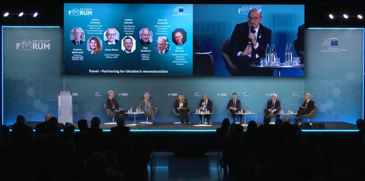 AFD_en 🇫🇷 🇪🇺 (@afd_en) on Twitter photo At #EIBForum & alongside Ukrainian Ministers & the mayor of Kharkiv, <a href="/RiouxRemy/">Rémy Rioux</a> recalled : "Defence & development should not be opposed. Public development banks like <a href="/EIB/">European Investment Bank</a> & AFD can innovate & invest even in wartime. The #TeamEurope stands by 🇺🇦& will continue to mobilize our At #EIBForum & alongside Ukrainian Ministers & the mayor of Kharkiv, <a href="/RiouxRemy/">Rémy Rioux</a> recalled : "Defence & development should not be opposed. Public development banks like <a href="/EIB/">European Investment Bank</a> & AFD can innovate & invest even in wartime. The #TeamEurope stands by 🇺🇦& will continue to mobilize our