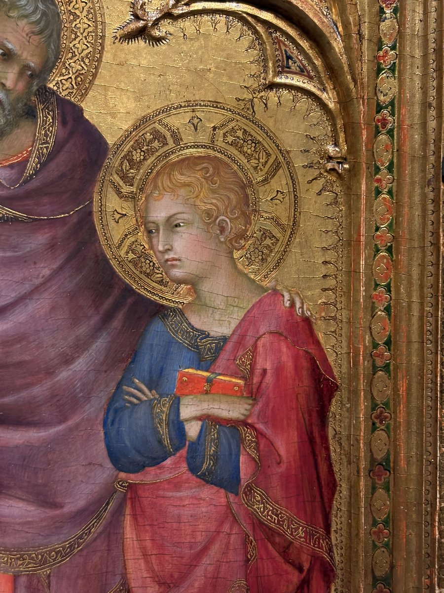 Dr Christina J Faraday (@cjfaraday) on Twitter photo Gorgeous things at the opening of Siena <a href="/NationalGallery/">National Gallery</a> last night, but my favourite is Simone Martini's sulky pre-teen Christ being told off for not coming home from temple in time for tea, on loan from <a href="/walkergallery/">Walker Art Gallery</a>.
"Listen to your mother!"
"You're not even my real dad." Gorgeous things at the opening of Siena <a href="/NationalGallery/">National Gallery</a> last night, but my favourite is Simone Martini's sulky pre-teen Christ being told off for not coming home from temple in time for tea, on loan from <a href="/walkergallery/">Walker Art Gallery</a>.
"Listen to your mother!"
"You're not even my real dad."