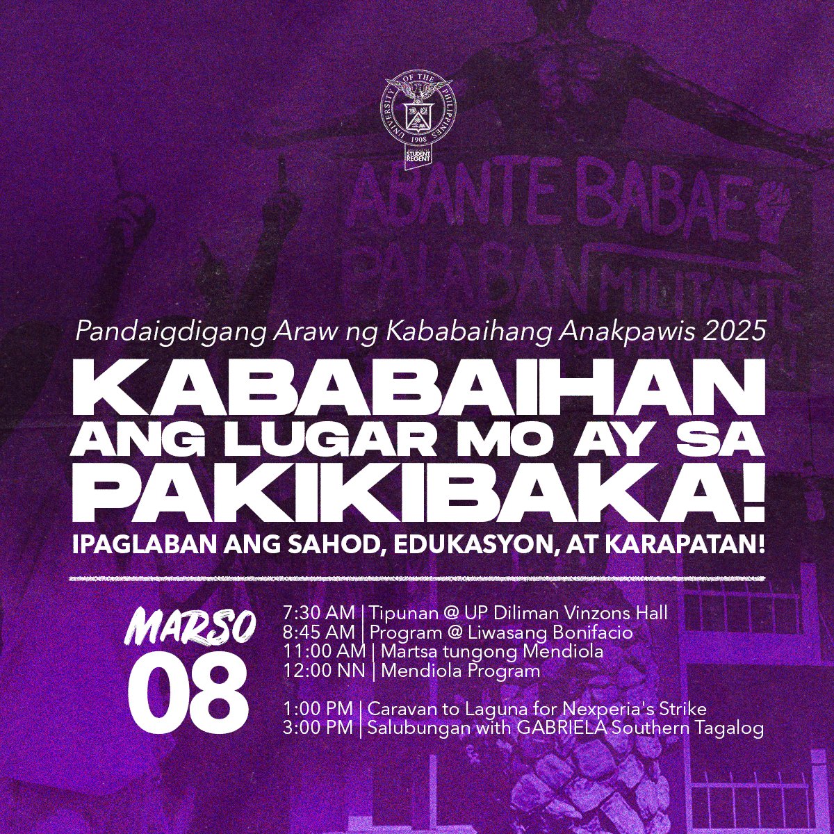 UP Office of the Student Regent tweet media