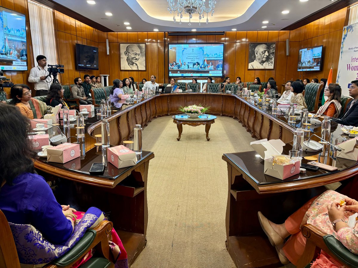 Honouring the Resilience of our Nari Shakti !

Today, we came together at the DoPT to celebrate International Women’s Day

Here’s to celebrating each other and continuing to uplift, support, and empower women every day."

#InternationalWomensDay 
#Glimpses #accelerateaction