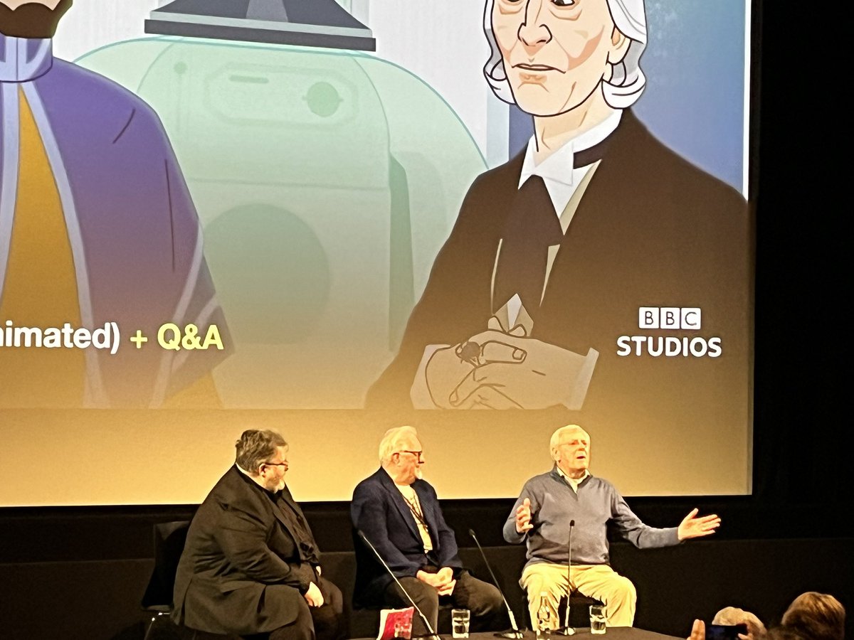 AndrewDonkin (@andrewdonkin) on Twitter photo A belated tip of the hat to <a href="/IJustinJohnson1/">Justin Johnson, BFI</a> and Dick Fiddy (The UK’s favorite Ilford-born TV historian) for hosting last week’s @bfi screening of the newly animated Who, The Savages with special guest telly legend <a href="/purves_peter/">Peter Purves</a> who was fab fun and full of stories. #DoctorWho. A belated tip of the hat to <a href="/IJustinJohnson1/">Justin Johnson, BFI</a> and Dick Fiddy (The UK’s favorite Ilford-born TV historian) for hosting last week’s @bfi screening of the newly animated Who, The Savages with special guest telly legend <a href="/purves_peter/">Peter Purves</a> who was fab fun and full of stories. #DoctorWho.