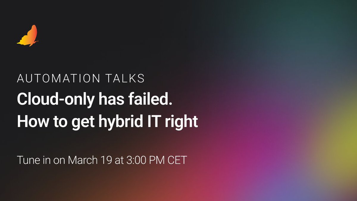 xoap_io's tweet image. Why did everyone rush to ditch on-prem? Why are so many quietly moving back? Join us for the first XOAP #AutomationTalks as we dig into the decline of cloud-only and explore the role of hybrid IT today. You&apos;re welcome to share your thoughts at any point: xoap.io/xoap-automatio…