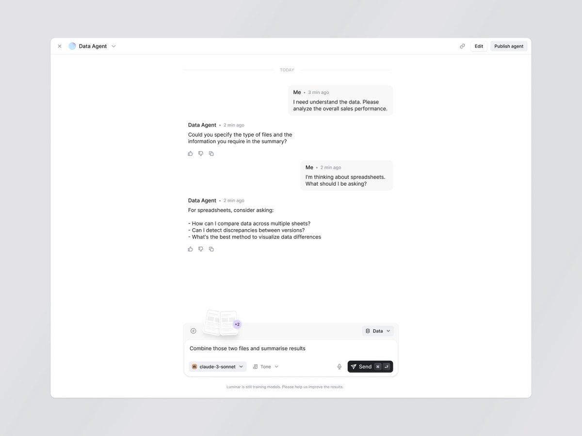 layers_to's tweet image. AI Agent: Chat Interface by @balasinski layers.to/layers/cm7luph…