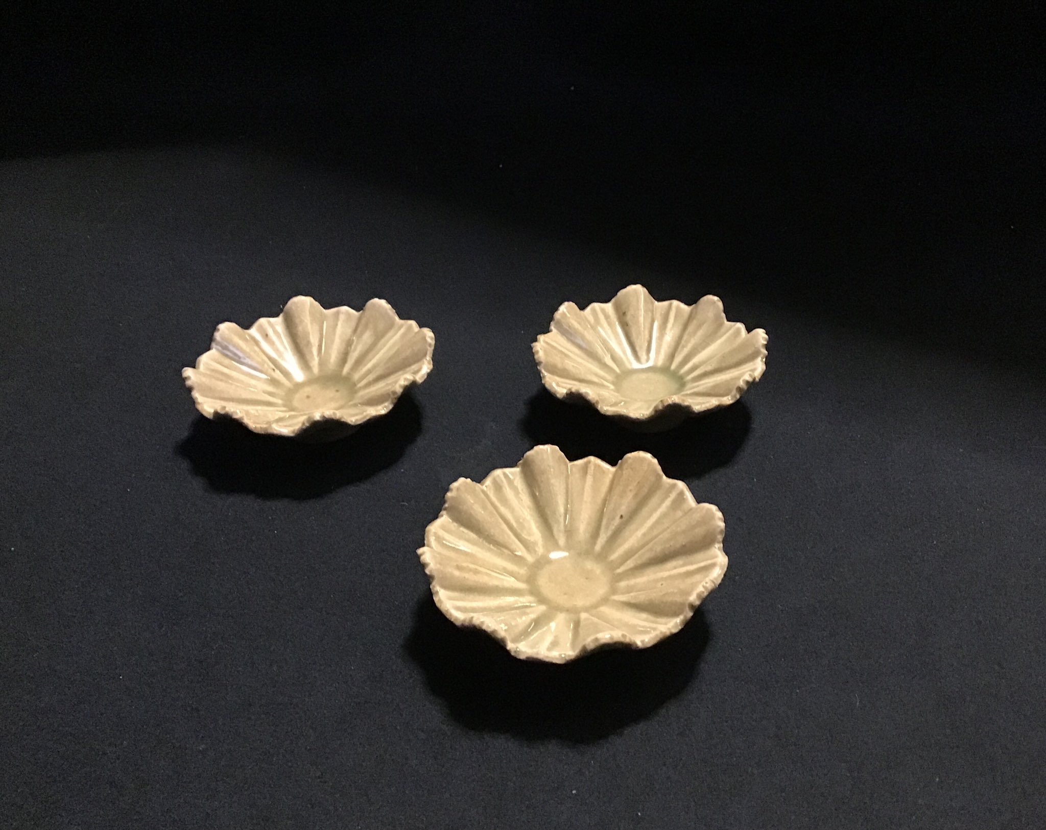 美濃 御深井 向付安洞雅彦5客 皿