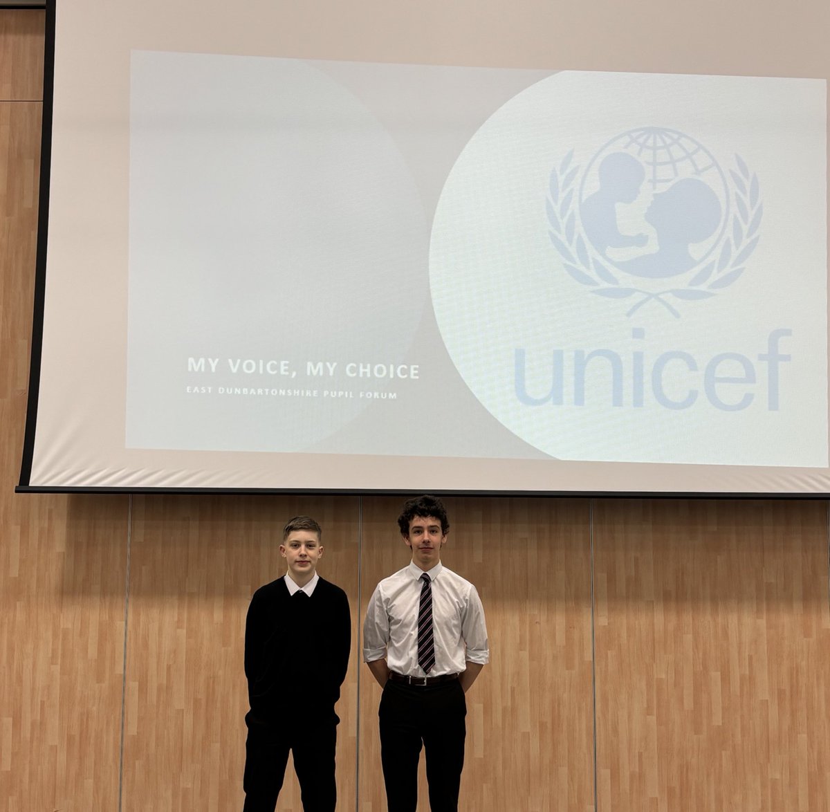 SNHS Rights Respecting Schools (@rightssnhs) on Twitter photo Two of our S3 Rights Ambassadors at the <a href="/EDCouncil/">East Dun Council</a> My Voice, My Choice event. Was great to meet other schools and share experiences about a variety of issues #article12 <a href="/stninianshs/">St Ninian's HS</a> <a href="/DavidKillin/">Mr Killin</a> Two of our S3 Rights Ambassadors at the <a href="/EDCouncil/">East Dun Council</a> My Voice, My Choice event. Was great to meet other schools and share experiences about a variety of issues #article12 <a href="/stninianshs/">St Ninian's HS</a> <a href="/DavidKillin/">Mr Killin</a>