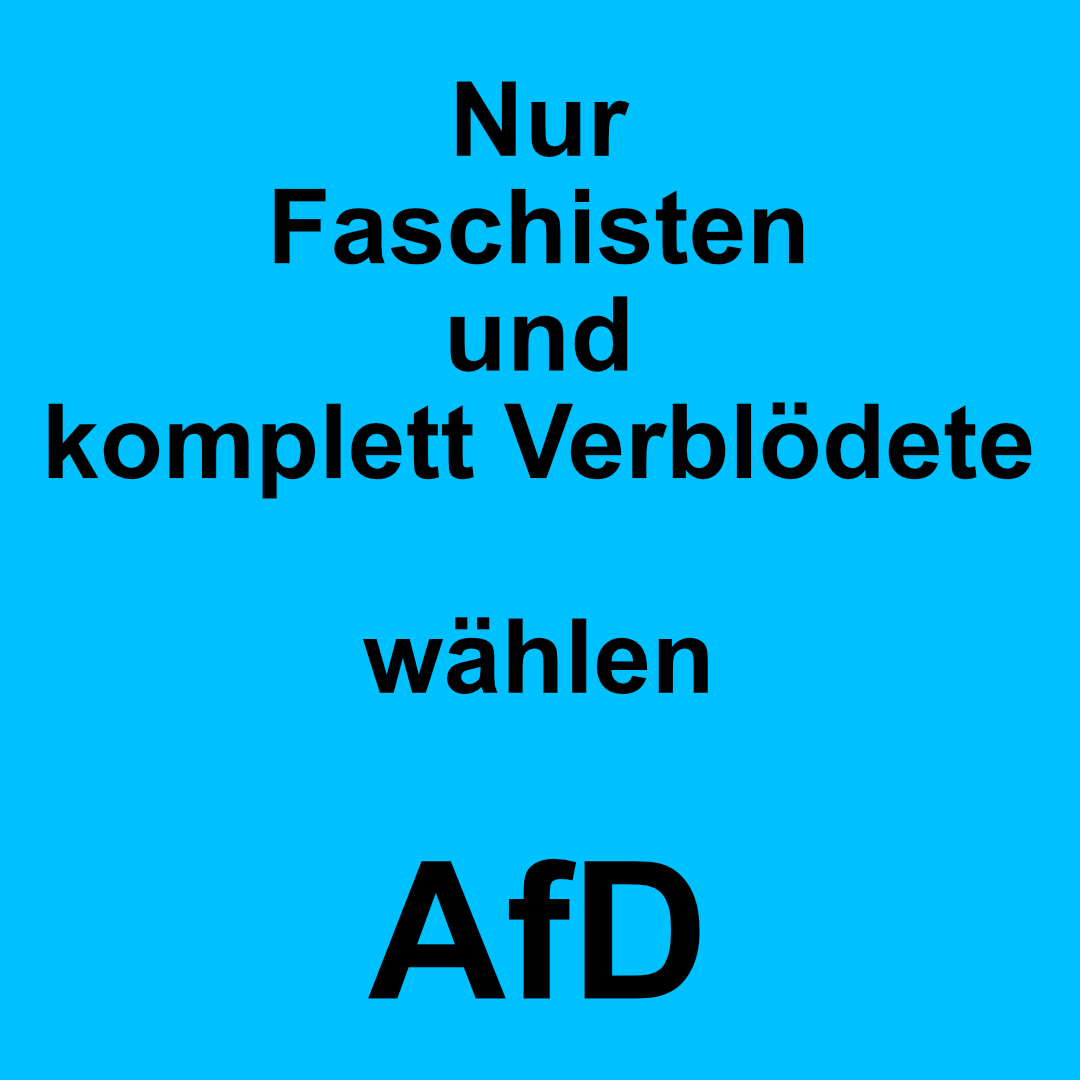 Habt ihr gestern #MarkusLanz gesehen?

Weidels mittlerweile wohlwollende Aussagen über den  Faschisten Höcke, den sie 2017 noch aus der AfD ausschließen wollte und die Aufnahme der rechtsradikalen Krah und Helferich in die AfD-Fraktion
sollten jetzt selbst den angeblichen ...
1/2