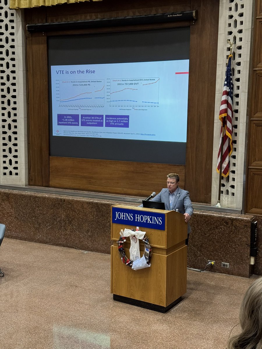 Elliott R Haut, MD, PhD (@elliotthaut) on Twitter photo Kicking off the <a href="/HopkinsMedicine/">Johns Hopkins Medicine</a> VTE Symposium.
Allison Burnett from <a href="/AnticoagForum/">Anticoagulation Forum</a> #JHMVTE #BloodClotAwarenessMonth
Watch online for free-
hopkinsmedicine.org/armstrong-inst… Kicking off the <a href="/HopkinsMedicine/">Johns Hopkins Medicine</a> VTE Symposium.
Allison Burnett from <a href="/AnticoagForum/">Anticoagulation Forum</a> #JHMVTE #BloodClotAwarenessMonth
Watch online for free-
hopkinsmedicine.org/armstrong-inst…
